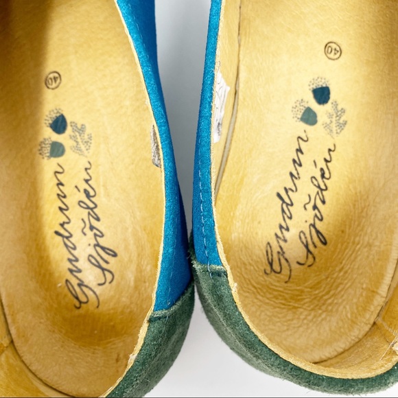 Gudrun Sjoden Shoes Gudrun Sjoden Blue Suede Slip On